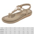 thumbnail image 2 of Sandalias casuales con chanclas cómodas bohemias para viajes en la playa o la piscina, 2 of 9