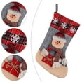 thumbnail image 5 of Wzzjkit Christmas Stocking Classic Large Stockings Santa, Snowman, Reindeer Xmas Character Christmas Socks for Family Holiday Christmas Party Decorations, 5 of 7