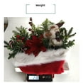 thumbnail image 3 of Neoyler Christmas Decorations Twinkling Christmas Mitten Wreath Pre-Lit Flocked Wreath with LEDs Battery Operated for Indoor Outdoor Hanging Mantel Door Wall Decor Multicolor 13.8in, 3 of 9
