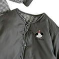 thumbnail image 5 of Ruyang Kids Cute Bear Reversible Jacket Toddler Boys Girls Winter Warm Lightweight Puffer Coat Button Quilted Outwear, 5 of 5
