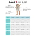 thumbnail image 6 of BALEAF Women's Capri Leggings Knee Length High Waisted Plus Size Yoga Casual Workout Exercise Capris with Pockets Beige L, 6 of 6