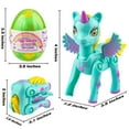 thumbnail image 3 of Joyfy 12 Packs Eggs Filled with Transforming Unicorn Toys for Kids Classroom Exchange Gifts, Valentines Cards with Deformation Unicorn Hatching Unicorn Eggs for Valentine Party Favors, 3 of 6