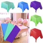 Luxcidy Plastic Tablecloths, 1 Pack, Disposable Table Covers, 6ft x 4.5ft, Shower Party Tablecovers, Pink Table Cloths for Birthday Wedding Parties 8 ft Rectangle Table Use