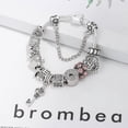 thumbnail image 4 of Pulsera de mujer con dije de llave de cuentas con corona europea LOVE Pulsera de cuentas Noble LOVE Joyería para el día de San Valentín, 4 of 6
