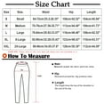 thumbnail image 4 of BXSRUTA Women's Straight Leg Work Pants with Pockets, Casual Button Front Cargo Pants for Office, Soft Comfortable Stretchy Daily Trousers, 4 of 6