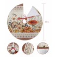 thumbnail image 7 of Mushroom Christmas Tree Skirt 48 Inches Large Christmas Skirt Tree, Country Southwest Fall Maple Leaf Botanical Tree Skirt Christmas Decorations for Fireplace Party Holidays Indoor Outdoor, 7 of 7