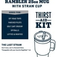 thumbnail image 3 of YETI Rambler 25 oz Straw Mug, Vacuum Insulated, Stainless Steel, Big Wave Blue, 3 of 8