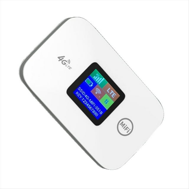 Enrutador 4G LTE MIFI de Bolsillo, Enrutador WiFi Inalámbrico con Pantalla A Color, Punto de Acceso de 150 Mbps, Módem WiFi, Banda Móvil para Automóvil.