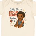 thumbnail image 4 of Inktastic My First Boom Boom Day Cute Baby Celebration Boys or Girls Baby Bodysuit, 4 of 5