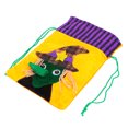 thumbnail image 2 of Bolsas de regalo de arpillera de Halloween, bolsa de almacenamiento no tejida de lana para coser dulces, Festival de fantasmas de calabaza (bruja), 2 of 5