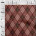 thumbnail image 2 of oneOone Georgette Viscose Brown Fabric Check Sewing Fabric By The Yard Printed Diy Clothing Sewing Supplies 42 Inch Wide, 2 of 4