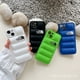 thumbnail image 4 of 3D Wavy The North Face Down Jacket Phone Case For iPhone 13 12 11 XR XS PROMAX soft Liquid Silicone cover, 4 of 4