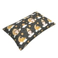 thumbnail image 3 of Fotbe Cute Bee Gnome Pillow Cases - Envelope Closure - Luxury, Extra Soft, Cooling Pillow Covers - Wrinkle, Fade, Stain Resistant-14"x20", 3 of 9