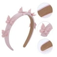 thumbnail image 3 of Unique Bargains 1 Pc Wide Butterfly Headbands for Women Pink, 3 of 6