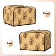 thumbnail image 3 of Fotbe German Shepherd Dog for Four Slice Toaster Cover, Fingerprint Protector, Super Soft Appliance Cover And Dust Cover,Bread Dust Cover & Fingerprint Protection, 3 of 7