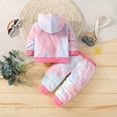 thumbnail image 4 of KYAIGUO Toddler Newborn 2PCS Sweatshirt Outfits Set for Boys Girls,Baby Hooded Top Sweatsuit+ Sweat Pants 3M-24M Baby Sports Casual Long Sleeve Autumn Winter Sweat Suits 2 Piece Outfits, 4 of 7
