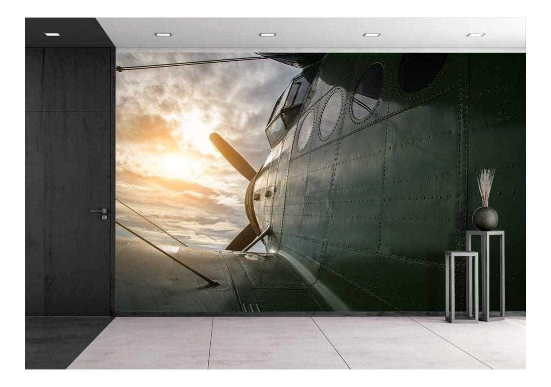 Wall26 Old Aircraft Peel & Stick Wallpaper, 66x96 inches - Walmart.com
