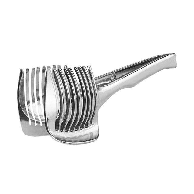 Tomato Lemon Slicer Stand Round Fruit Cutter with Handle Kitchen Cutting Potato Lemon Food Rack