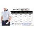 thumbnail image 3 of Thrilos Mens Shirts Casual Short Sleeve Golf Polo Shirts Print Performance Dry Fit Shirt, 3 of 4