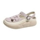 thumbnail image 5 of Sandalias de verano para mujer, sandalias informales con , sandalias transpirables sin cordones, suela de goma suave, punta cerrada para Violeta Fernando sandalias de plataforma, 5 of 8