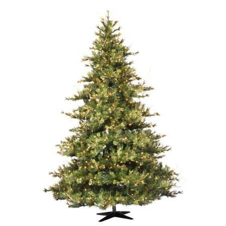 12' x 89" Prelit Mixed Country 2500 Clear Lights
