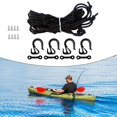 thumbnail image 5 of ShenMo 1 Piece Surfboard Hooks Mesh Bags Storage Paddleboards Kayaks Luggage Encryption Nets Inflatable Boats Latex Elastic Rope, 5 of 5