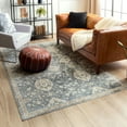 thumbnail image 5 of Mohawk Home Garrett Washable Low Pile Stain and Fade Resistant Indoor Area Rug, Anthracite, 5' 3" X 8', 5 of 9