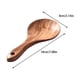 thumbnail image 2 of Utensilios de cocina de madera Kearding marrones para herramientas esenciales unisex para cocinar en casa Cuchara de arroz pequeña, 2 of 6