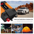 thumbnail image 3 of Inversor De Corriente Bloosom  12v A 110v Con Encendedor Para Coche Negro con Amarillo, 3 of 5