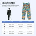 thumbnail image 4 of Lsque Colorful Fish 1 Print Men's Pajama Pants, Lounge Pant - Comfortable Home Wear,Elastic Waistband, Stylish Design-Medium, 4 of 9