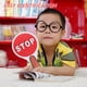 thumbnail image 5 of Juego de 2 señales de stop y go, de mano, de doble cara, rojas y verdes, de PVC, impermeables, para la enseñanza de la seguridad vial, 5 of 7