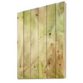 thumbnail image 2 of Designart 'Pastel Abstract With Brown Green and Beige Spots' Modern Print on Natural Pine Wood, 2 of 5