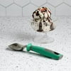 Tasty Classic Ice Cream Scoop, Stainless Steel Textured Scoop, Dishwasher Safe, Green