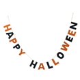thumbnail image 4 of Banderín de fieltro de lana Creative Co-Op, 183 cm, feliz Halloween, 4 of 4