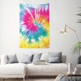 Bright Tie Dye Tapestry 60x40in Vertical Vintage Tapestries For Bedroom