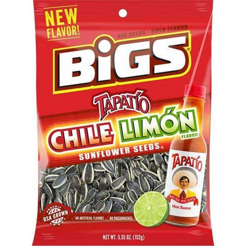 Bigs Sunflower Seeds, Chile Limon, 5.35 oz - Case of 12