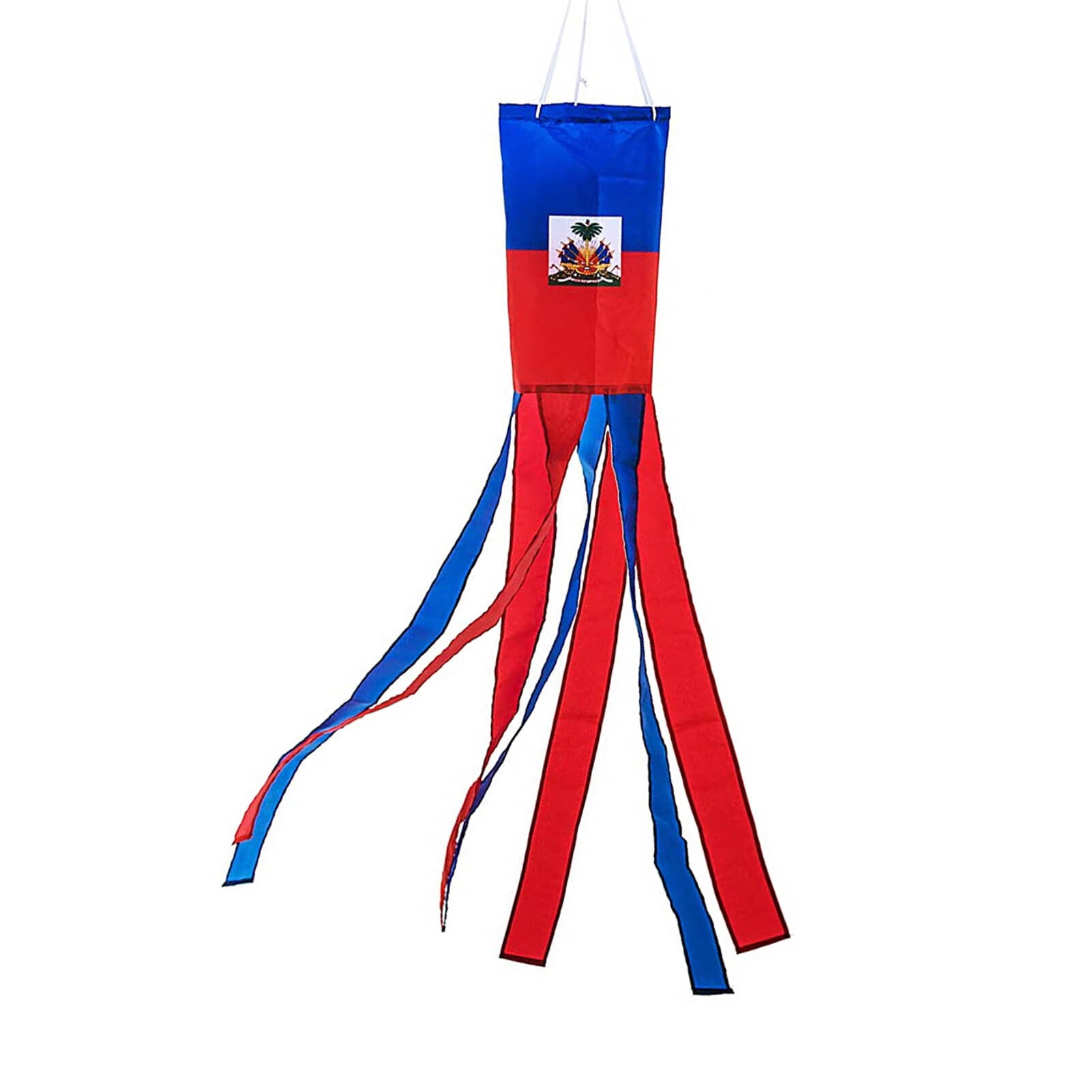 Wind Socks Haiti Flag Wind Sock Faderesistant Wind Decors with