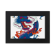 thumbnail image 1 of China dragon chino de nubes Marco de Fotos de escritorio imagen Arte Negro Pintura 5x7 pulgadas, 1 of 4