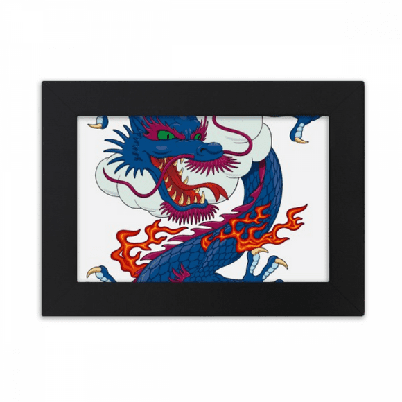 China Chinese Dragon Cloud Pattern Desktop Photo Frame Ornaments Picture Art Painting