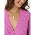 thumbnail image 4 of V-Neck Buttoned Cardigan, 4 of 5