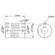thumbnail image 2 of 5 uds acoplamientos flexibles de 5mm a 8mm NEMA 17 acoplador de árbol para RepRap 3D impresora Prusa i3 o máquina CNC, 2 of 5