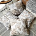 thumbnail image 5 of Set Of 4 New Living Series Coffee Color Decorative Throw Pillow Case Cushio, 5 of 5