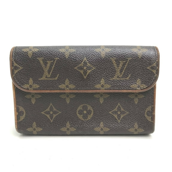 Pre-Owned Louis Vuitton M51855 Monogram Pouch Pochette Waist Pouch Brown (Fair)