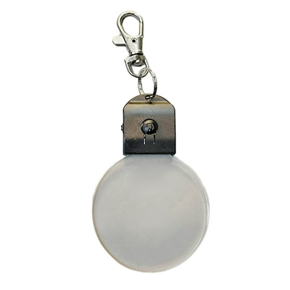 LED Light Keychain Acrylic Key Rings Night Light Portable Car Keys Holder for Outdoor & Daily Use Backpacks