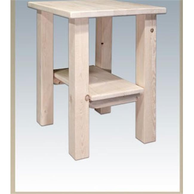 Montana Woodworks MWHCNSSL Homestead Table de Chevet avec Étagère - Teintée et Laquée