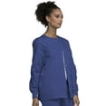 thumbnail image 5 of Cherokee Workwear Prints Women's Scrubs Jacket Snap Front Warm Up 4350, 5 of 6