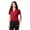 Red/ Black, variant on Port Authority Ladies Silk Touch Performance Colorblock Stripe Polo