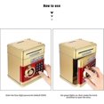 thumbnail image 5 of Electronic Piggy Bank, Password Money Bank For Money Coin Atm Mini Coin Banks Kids Children (gold), 5 of 5