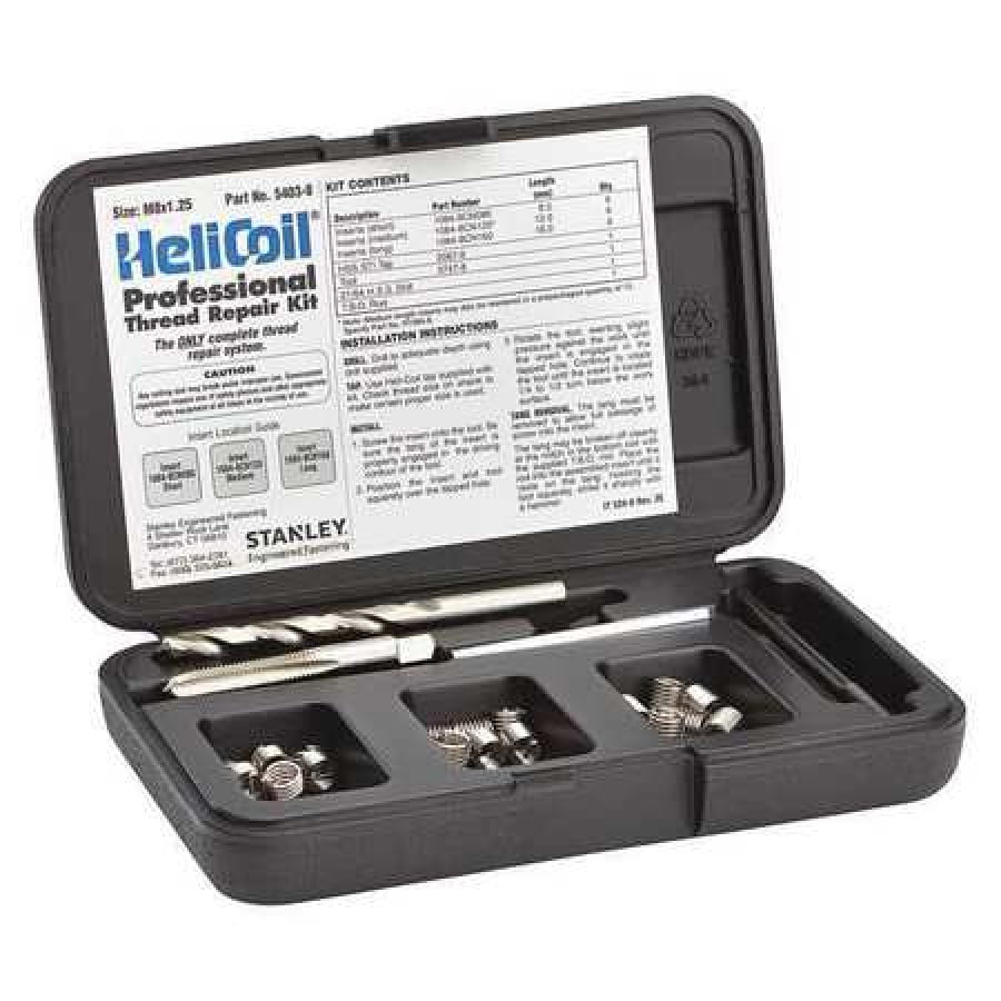 HELICOIL 54038 Thread Repair Kit,304 SS,M8X1.25,18 Pcs