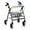 Wave and Carp Pattern, variant on HELLHERO Stretchable Rollator Seat Back Cover Dust Proof Easy Installation Rollator Walker Seat and Backrest Covers Owl Forest Camo